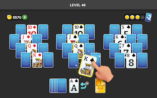 Solitaire 3D - Tripeaks Puzzle