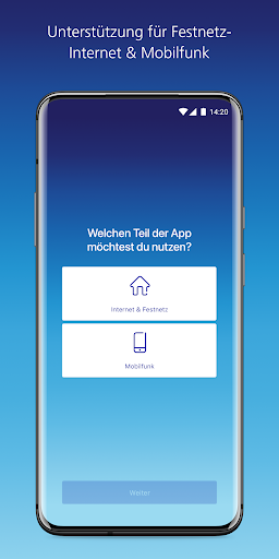 Android application o2 my Service screenshort