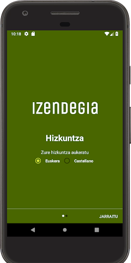 Android application Euskal Izendegia screenshort