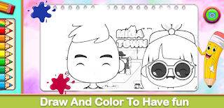 Toca Boca Coloring Game - Screenshot 1