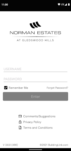 Android application Norman Estates screenshort