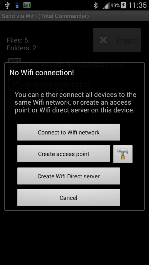 WiFi/WLAN Plugin for Totalcmdのおすすめ画像2