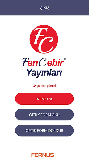 Android application Fen Cebir Mobil Optik screenshort