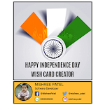 Cover Image of ดาวน์โหลด Independence day wish card pho  APK