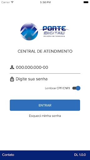 Android application Ponte Digital screenshort