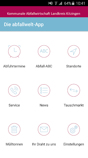Android application abfallwelt screenshort