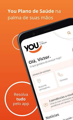 Android application You Saúde screenshort