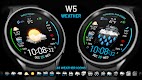 screenshot of Weather watch face W5