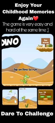 Android application Run Dino Run screenshort