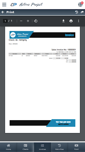 Android application Sky Manager screenshort