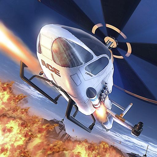 Ace Maverick Helicopter Action logo