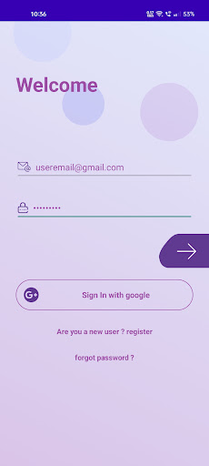 Android application Fit Elevate screenshort