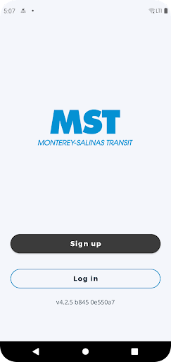 Android application MST RIDES screenshort