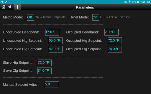 Android application Equipment Touch (Carrier) screenshort