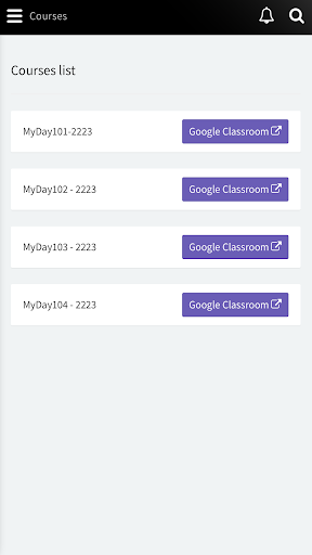 MyAUP Screen 3