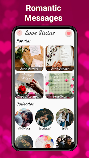 Romantic Love Status Videos Screen 2