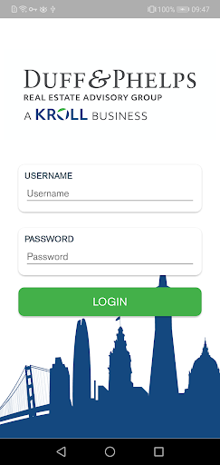 Android application OnSite screenshort