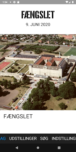 Android application Fængselsmuseet screenshort