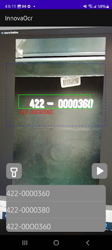 Android application InnovaOCR screenshort