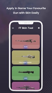 FFF FF Skin Tool, Fix Lag Mod Apk Download  2022* 5