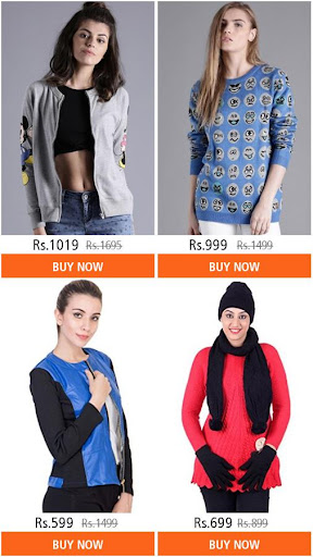 Women WinterWear Shopping Screen 2