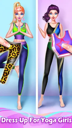 Dressup Yoga Girl: Makeover - Screenshot 2