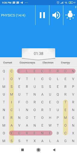 WORD SEARCH ONE Screen 3
