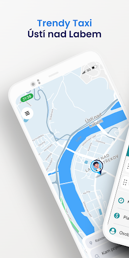 Android application Trendy Taxi Ústí nad Labem screenshort
