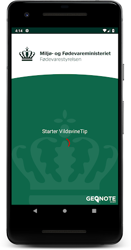 Android application VildsvineTip screenshort