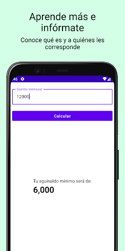 Aguinaldo Calculadora Screen 3
