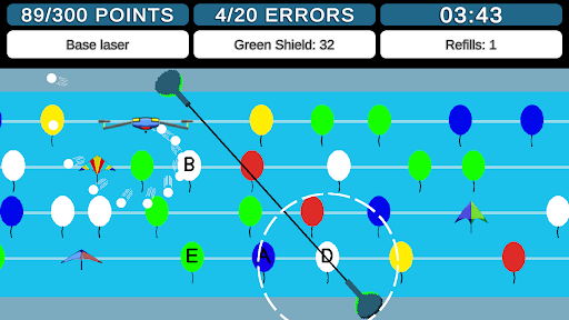 Laser Balloons Screen 2
