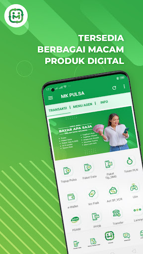 Android application Mitra Multikom Pulsa screenshort