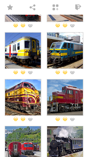 Jigsaw Train Mosaic Puzzles Screen 2