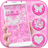 Rose Diamond Butterfly Theme icon