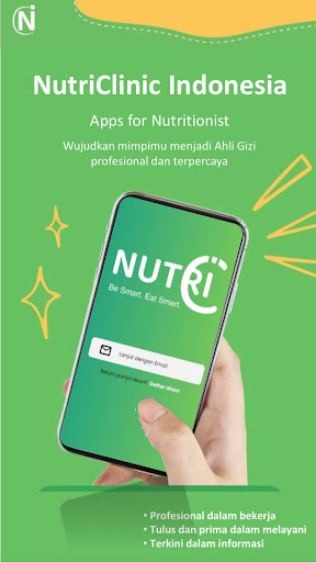 Android application NutriC.id for Nutritionist screenshort