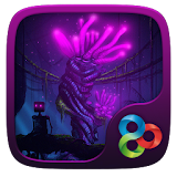 Purple Glow GO Launcher icon
