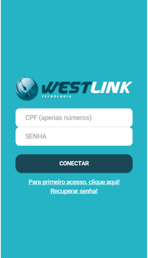 Android application Westlink São Gonçalo - Cliente screenshort