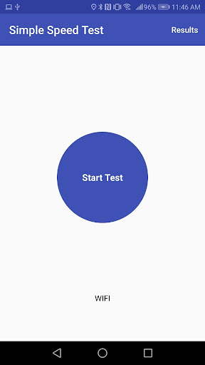 Android application Simple Speed Test screenshort