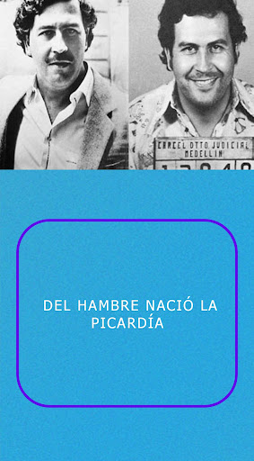 Android application Pablo Escobar frases screenshort