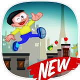Nobita run in Paris icon