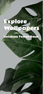 Wallpaper Daun - Tanaman Hias
