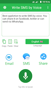 Write SMS by Voice MOD APK 2.3.14 (Pro Unlocked) 1