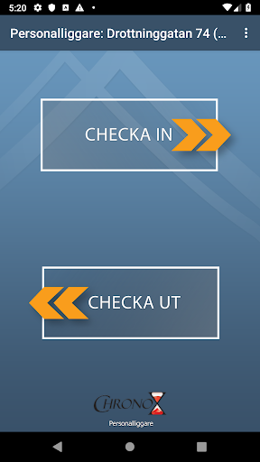 Chronox Personalliggare Screen 2
