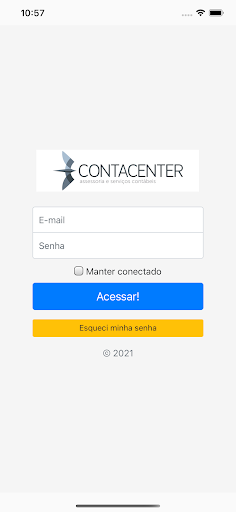 Android application Contacenter Serviços Contábeis screenshort