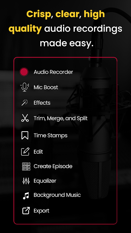 AudiOn - Record & Edit audio - New - (Android)
