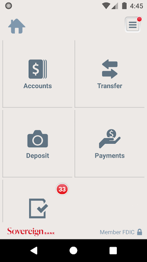 Sovereign Bank Business Screen 3