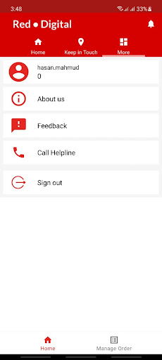 Android application B2B Robi Intelligent Solutions screenshort