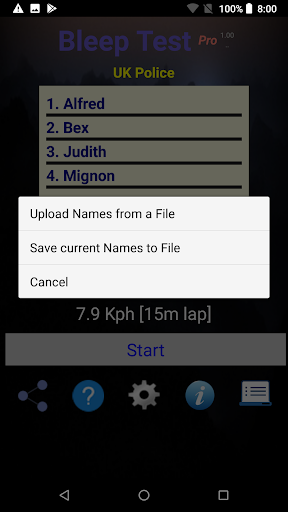 Bleep Test Pro - UK Police Screen 3