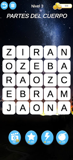 Juego Mental Palabras Screen 2