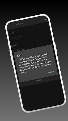 Günlük Notlar ekran görüntüsü